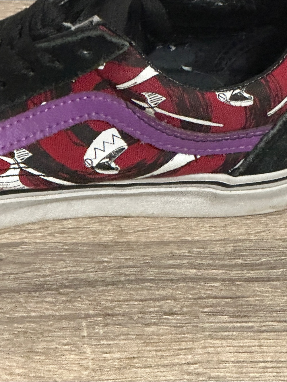 VANS Old Skool x The Nightmare Before Christmas Lock Shock and Barrel W. 5.5 M 4 - Picture 4 of 9